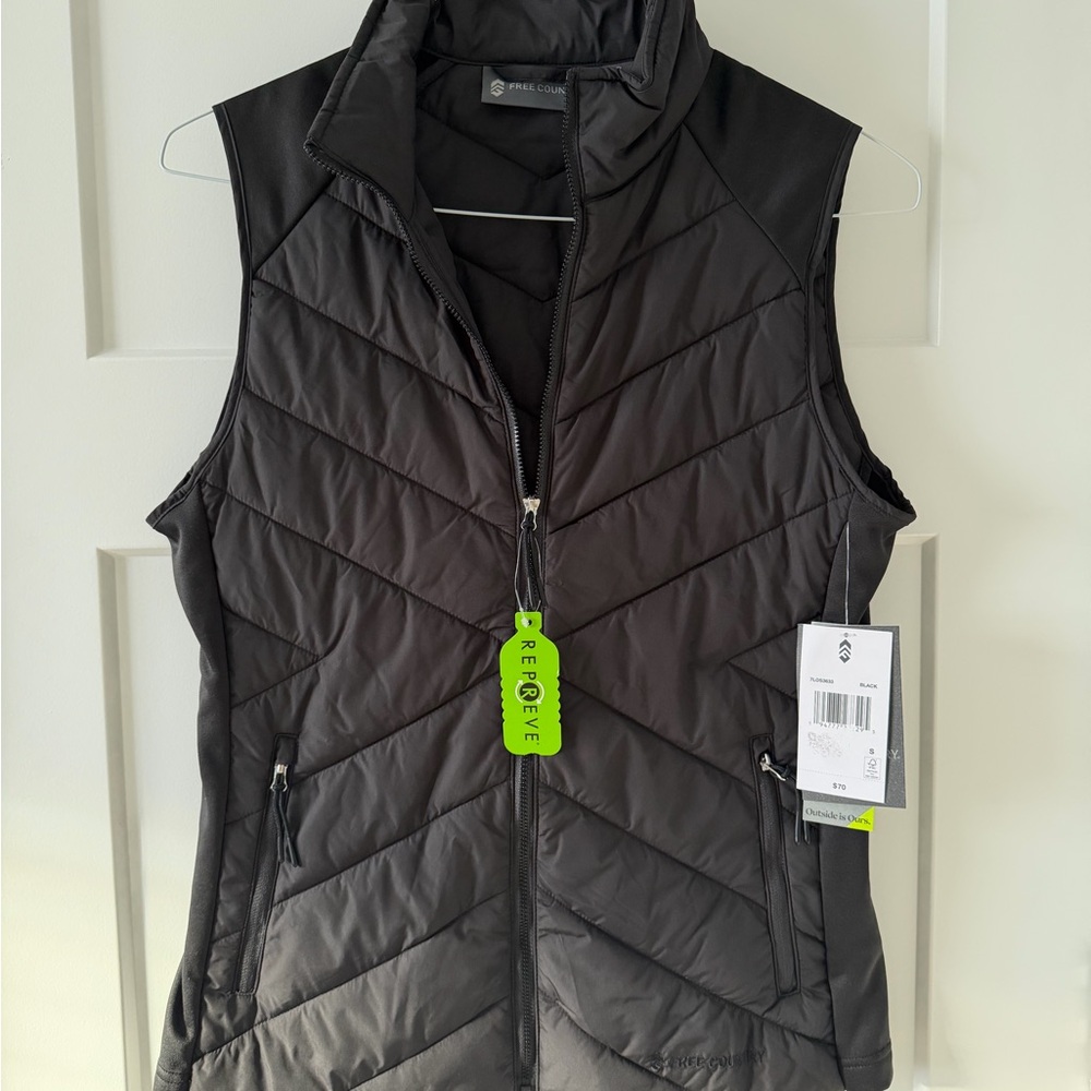 NWT REI Free Country Quilted Vest (Black | Small)